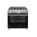EM865GEMB Emilia  80cm Dual Fuel Cooker - Matt Black 